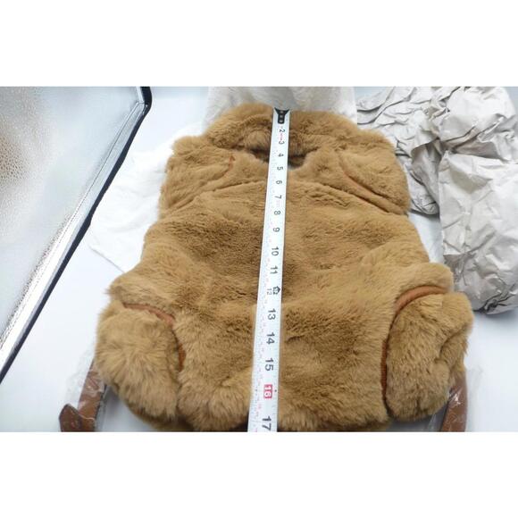 Foley + Corinna Hygge Tower Faux Fur Top Handle Crossbody Bag Tan New NWT H4 - Picture 10 of 11